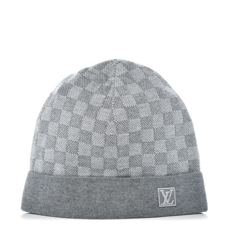 louis vuitton bonnet gris|louis vuitton wool hat.